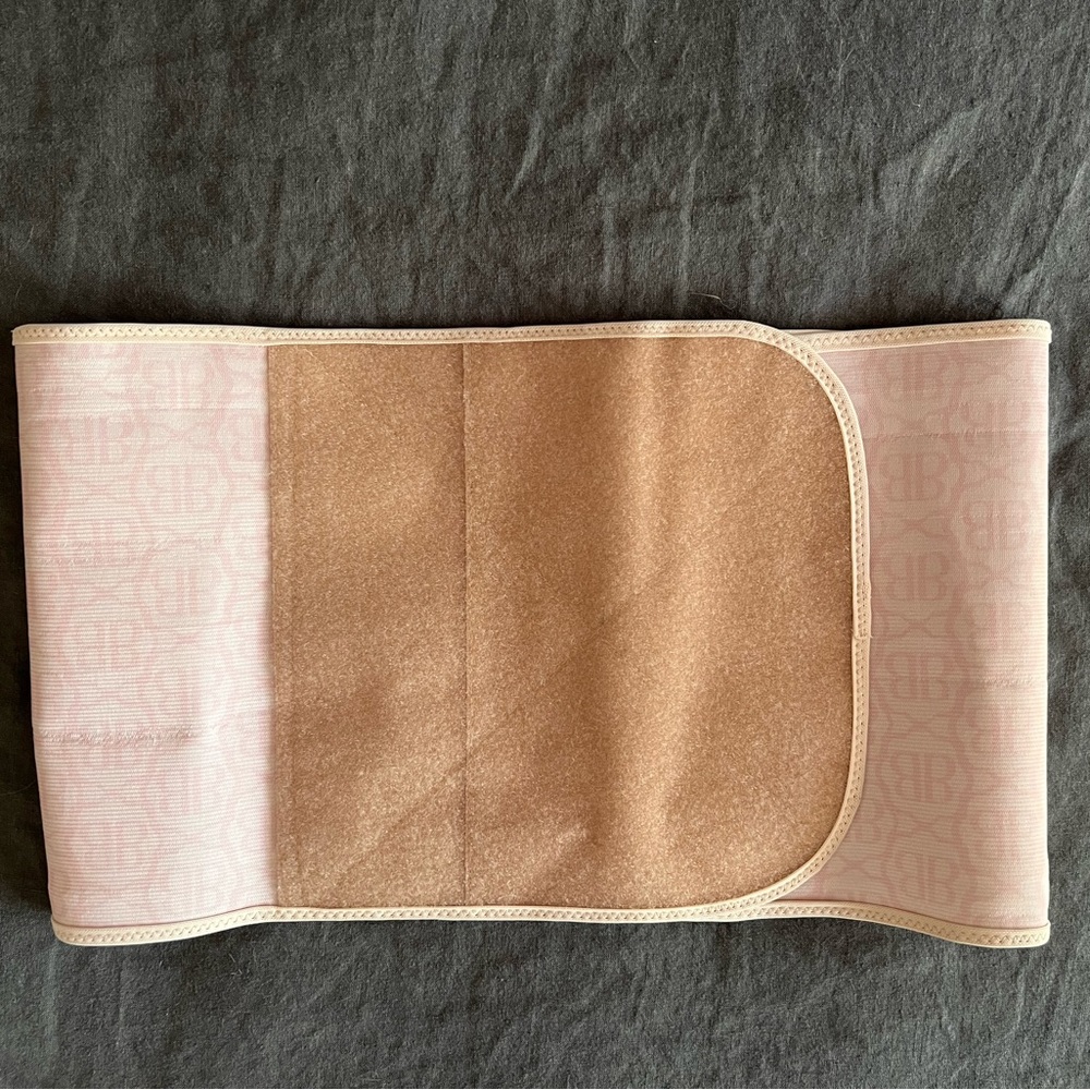 Two Medium Belly Bandit postpartum wraps.  One BFF wrap and one original BB wrap
